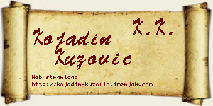 Kojadin Kuzović vizit kartica